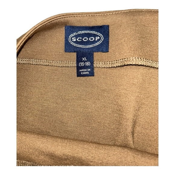 SCOOP Classic Tan Women's Skirt Size XL - Picture 5 of 7